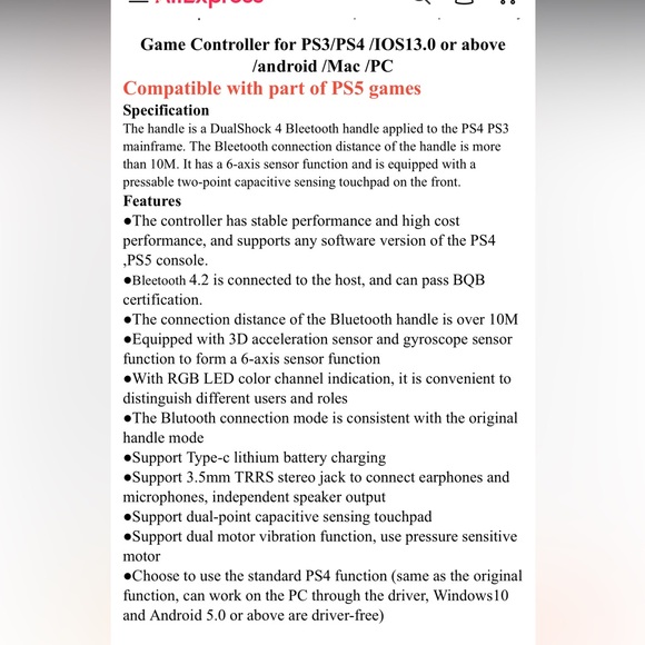 NIB 🆕 3 COLORS AVAILABLE! Wireless Gaming Controller PAIRS - Picture 11 of 11